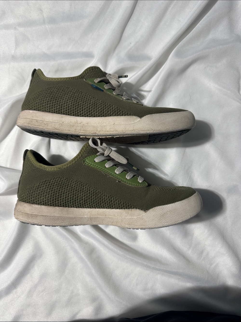 Vessi Weekend Sneakers Waterproof Knit Shoes Green Men’s 6 / Women’s 7 Outdoor - Picture 4 of 8